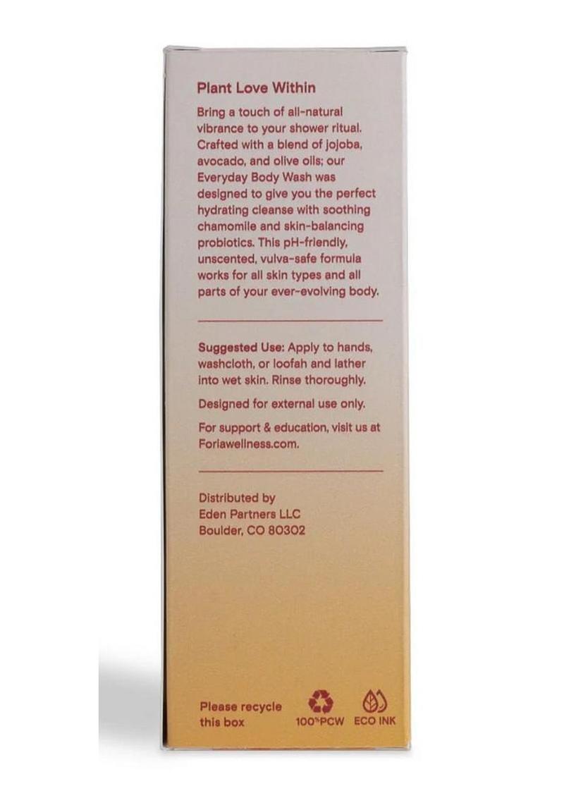 Fragrance-free body wash with jojoba, avocado and olive oils
