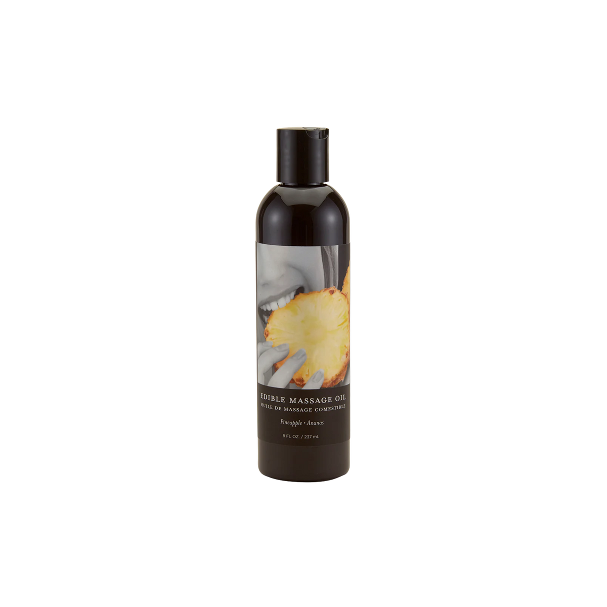 Earthly Body Hemp Seed Edible Massage Oil Pineapple 8oz”