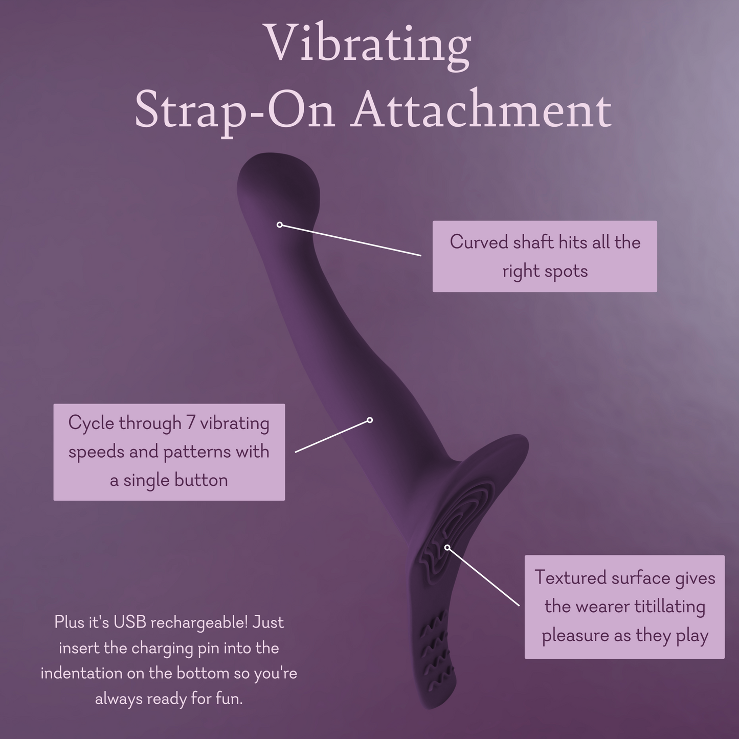 Vibrating Strap-On Attachment - Final Sale