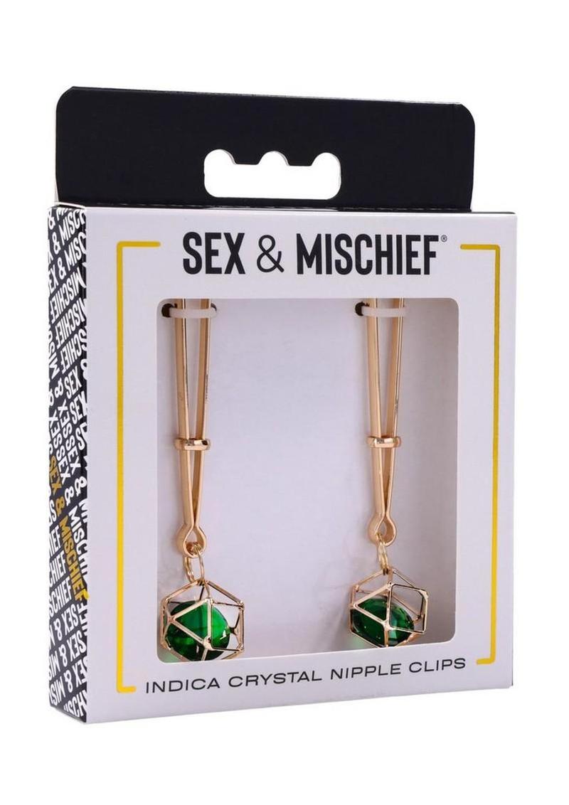 Indica Crystal Nipple Clips