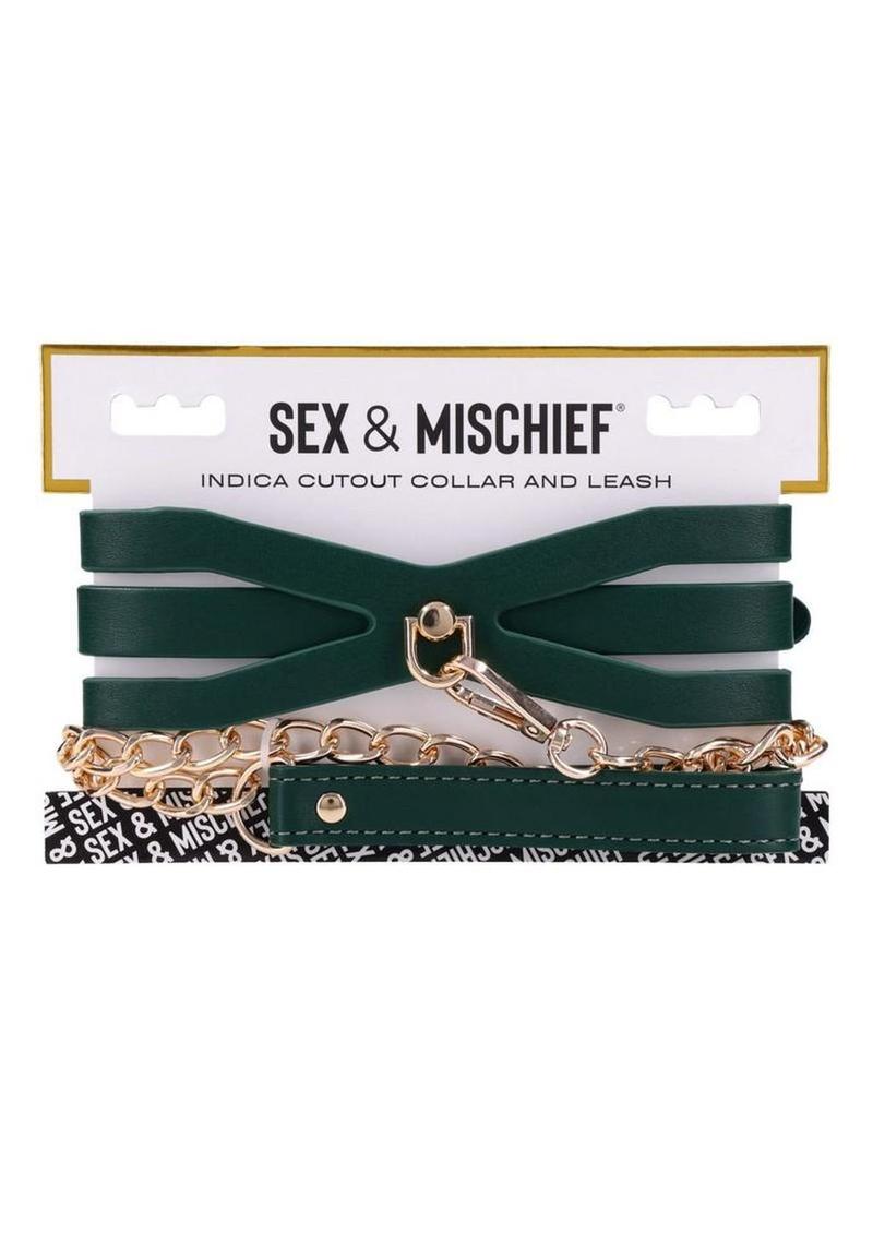 Indica Cutout Collar and Leash