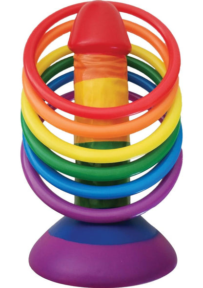 Rainbow Party Ring Toss Game