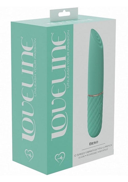 Loveline Beso Mini Lipstick Vibrator – Green