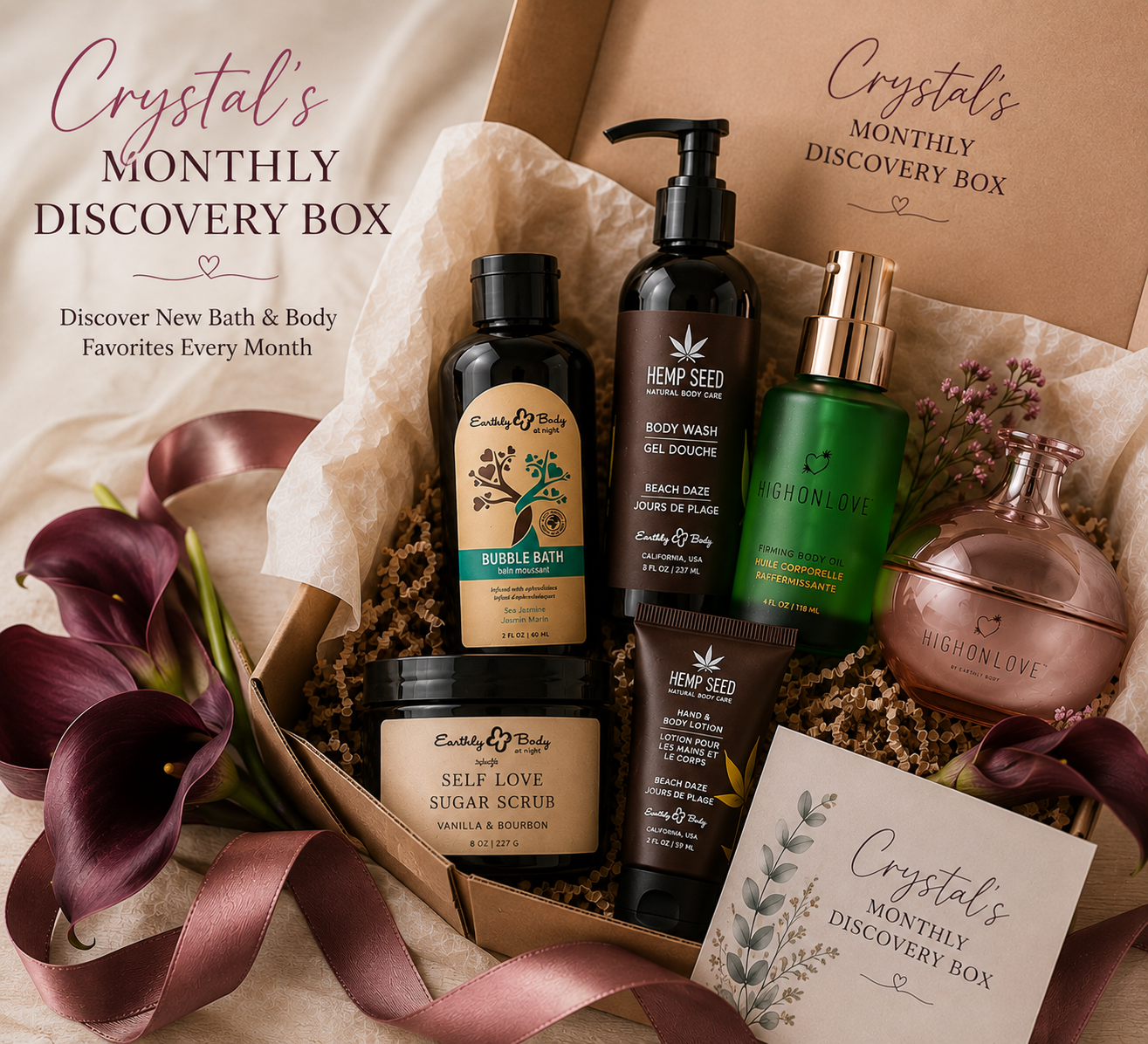 Crystal's Monthly Discovery Box