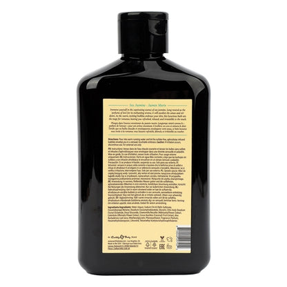 Aphrodisiac bubble bath 8.4 oz bottle back label