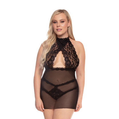 Halter Babydoll with Strappy G-String