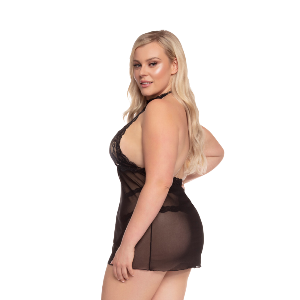 Halter Babydoll with Strappy G-String