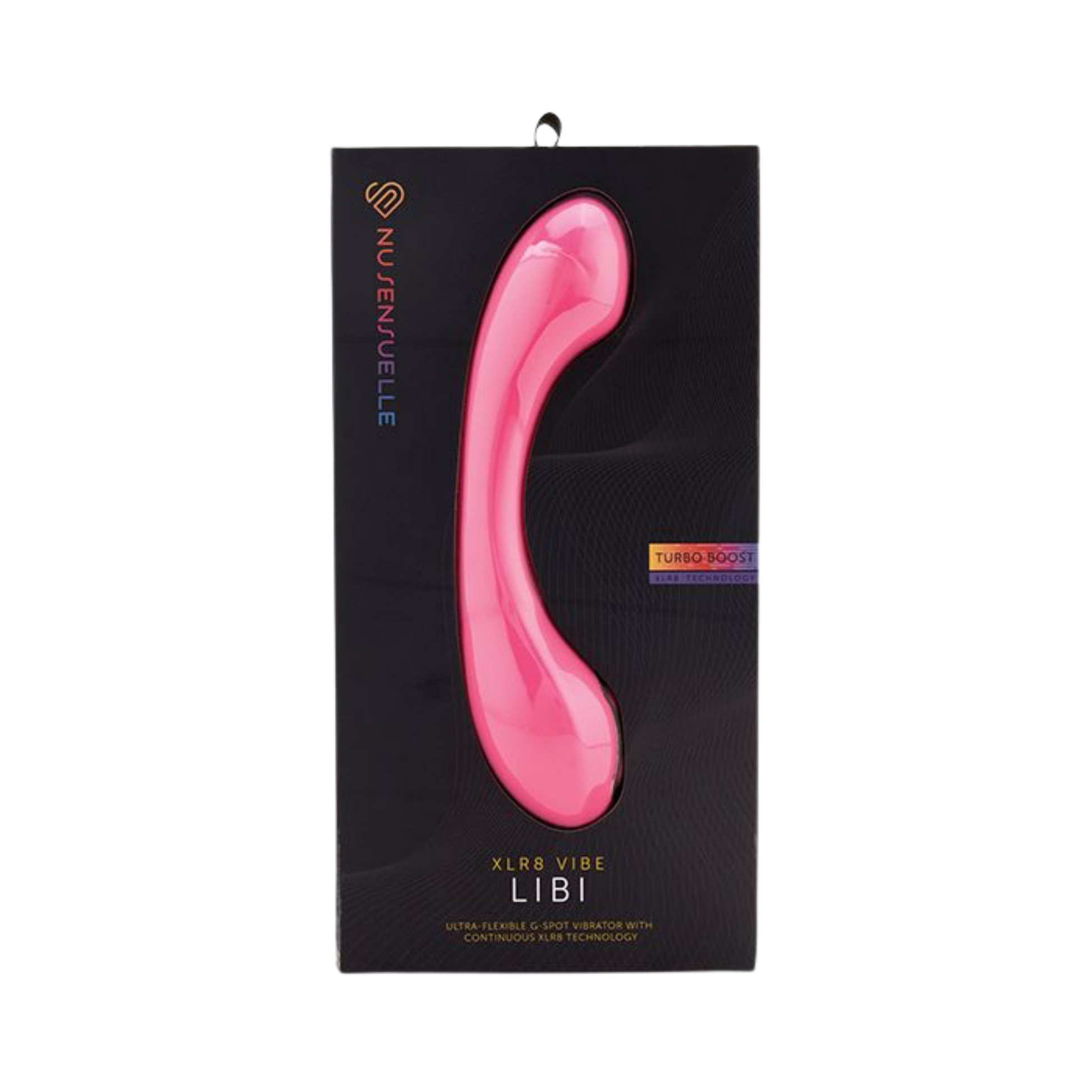XLR8 Turbo Boost vibrator close up of box
