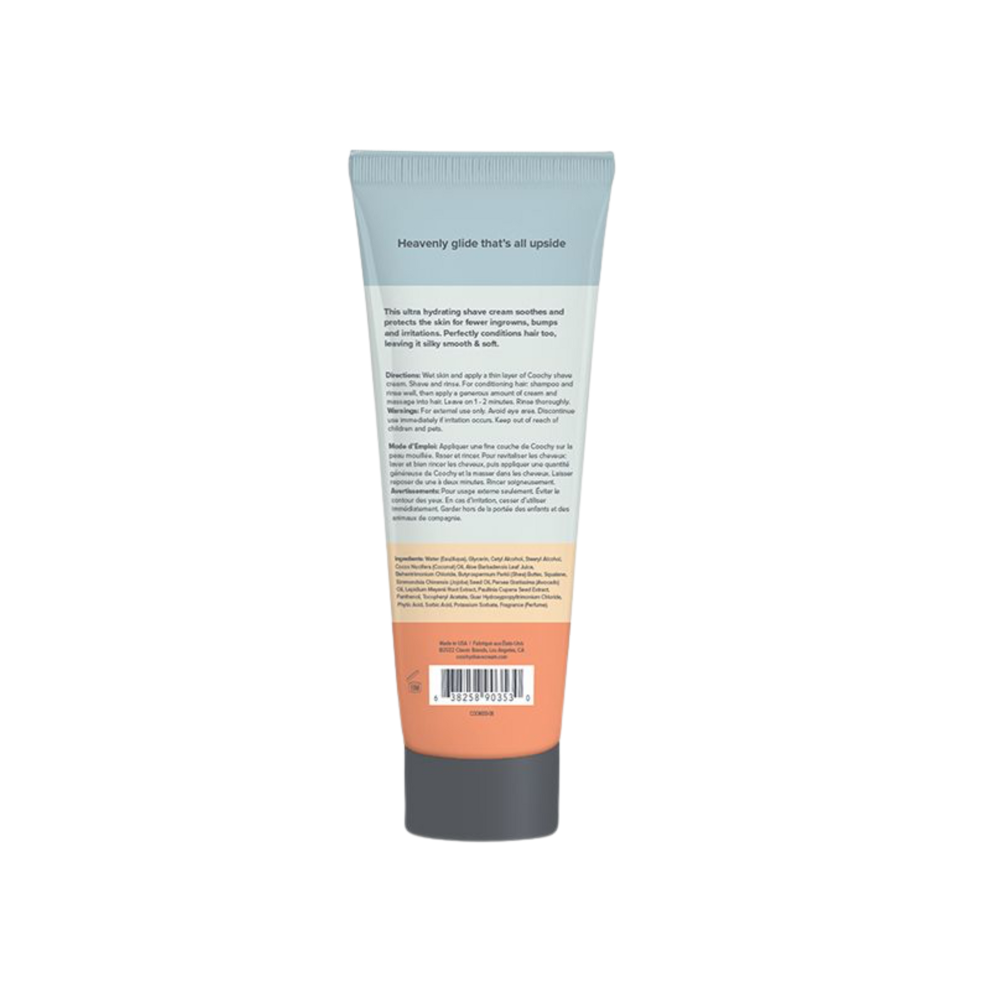 “Coochy Ultra Hydrating Shave Cream GoGo Coco – 8.5 oz bottle – Mango Coconut scent”