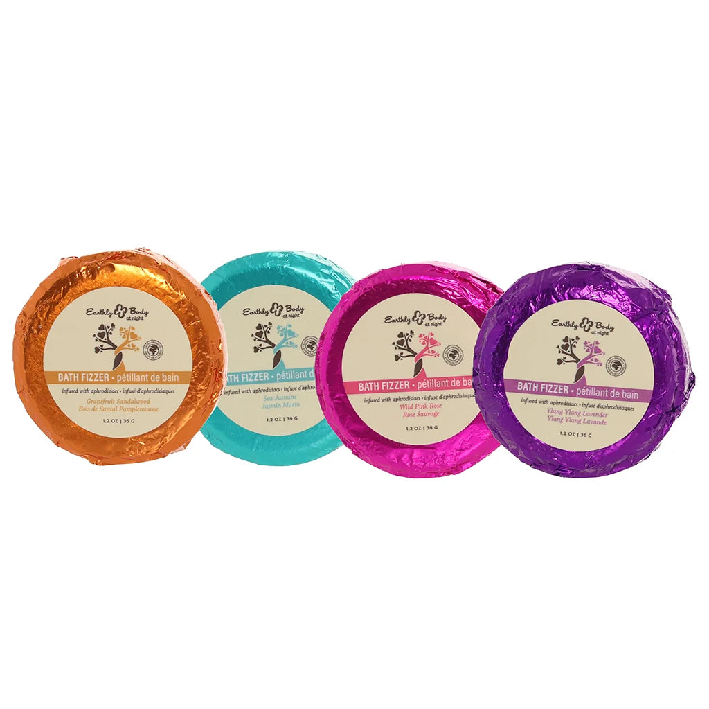 Earthly Body at Night Aphrodisiac Collection Bath Fizzer Set