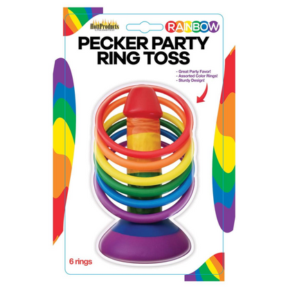 Rainbow Party Ring Toss Game