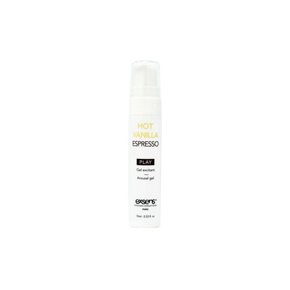 Exsens Hot Vanilla Espresso Arousal Gel tube and box